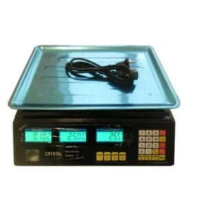Ваги електронні торгові з лічильником ціни Crystal CT-500 до 50 кг