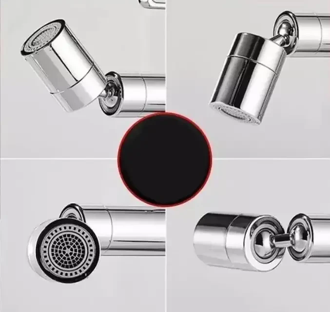 Насадка на кран аератор із поворотом 720° – фото 6