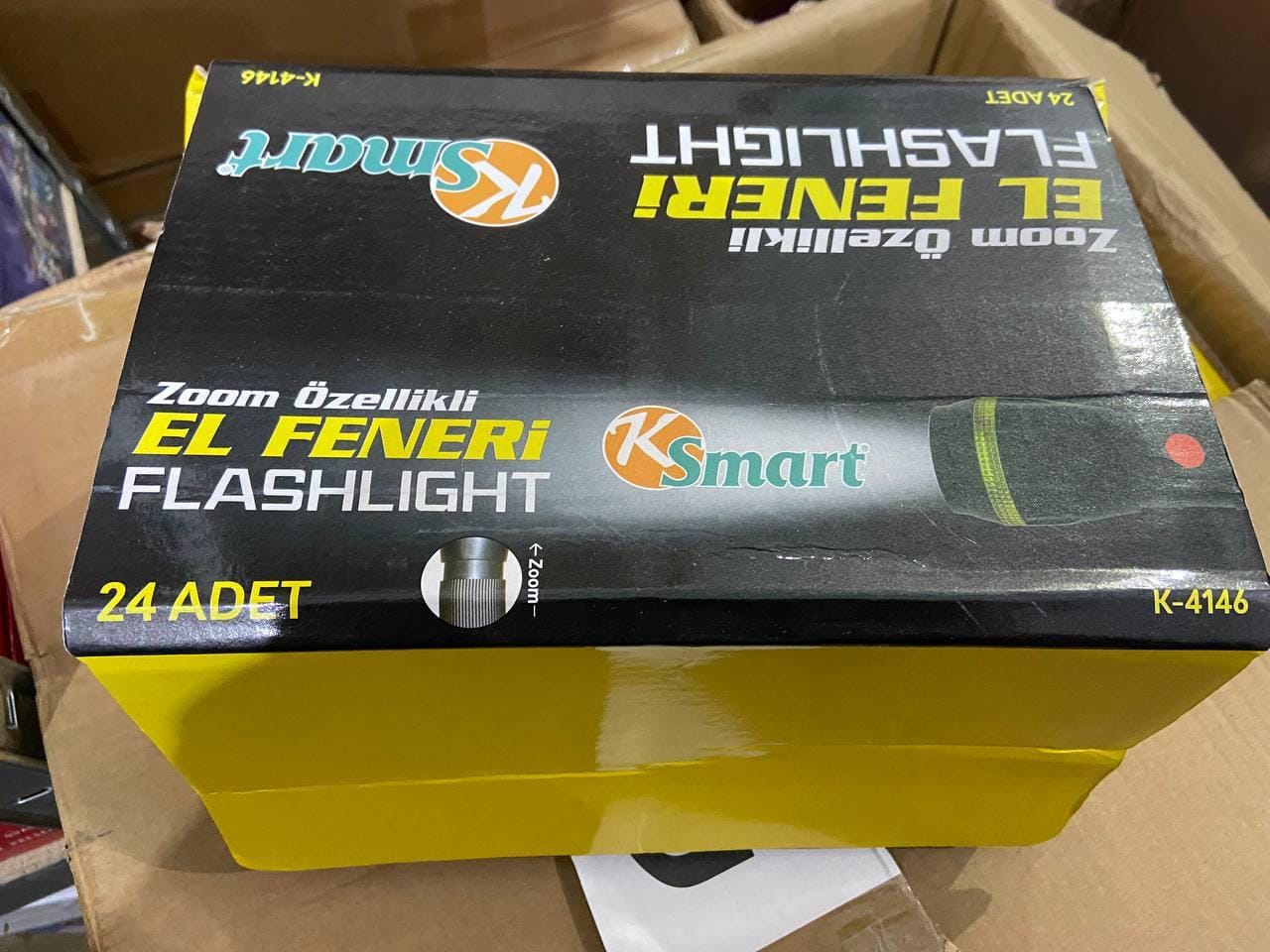 Ручний ліхтар на батарейках K-4146 – фото 4