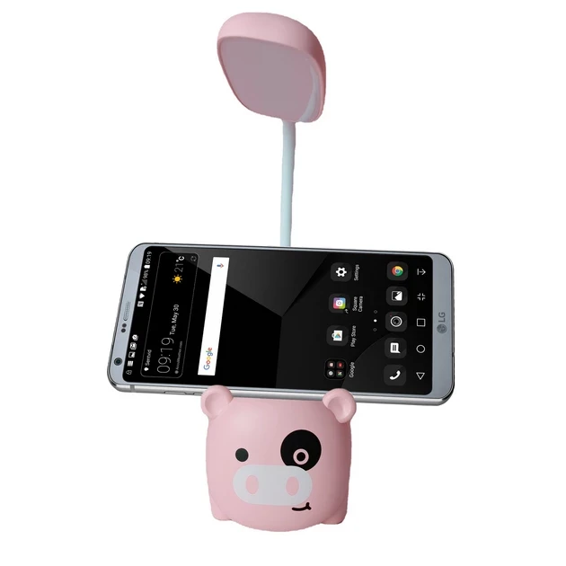 Лампа з органайзером для ручок і підставкою телефона Quite Light Piggy акумуляторна – фото 6