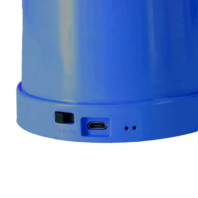 Лампа на гнучкій ніжці DESKTOP LAMP EL-2176 синій з функцією Powebank 1200mAh, тримачем телефона – фото 5