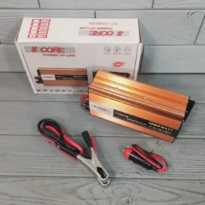 Перетворювач напруги 12V-220V 1000W/інвертор автомобільний 1000W 12 V UN-3054 (work 660W)