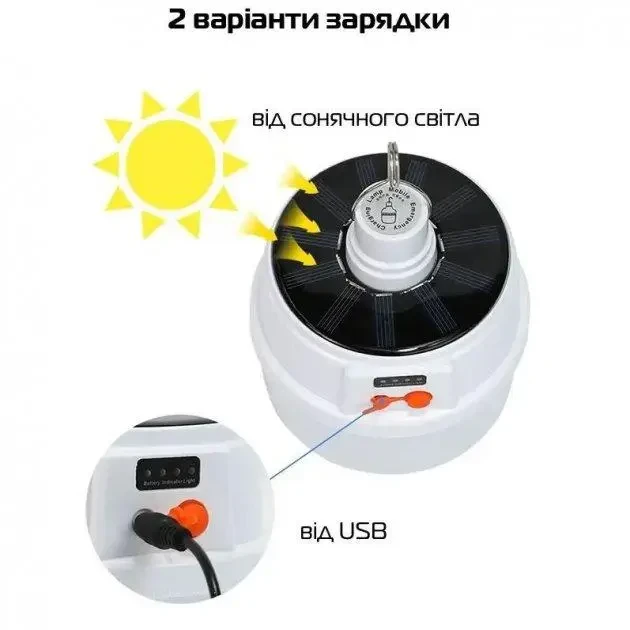 Лампа діодна для кемпінгу micro USB Bailong BL-2022 – фото 4