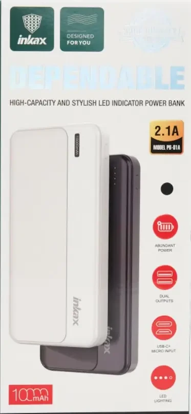 Повербанк Power Bank Inkax PB-01A 10000mAh – фото 3