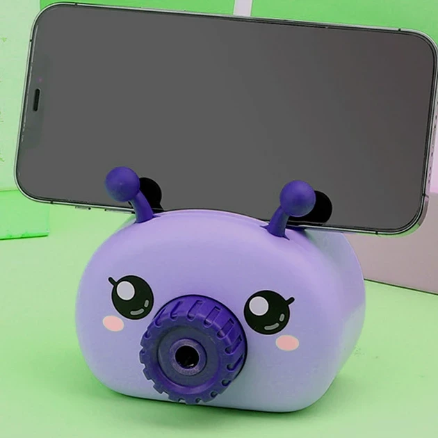 Лампа настільна з органайзером для ручок і підставкою телефона Quite Light Snail зі стругачкою Синій – фото 2