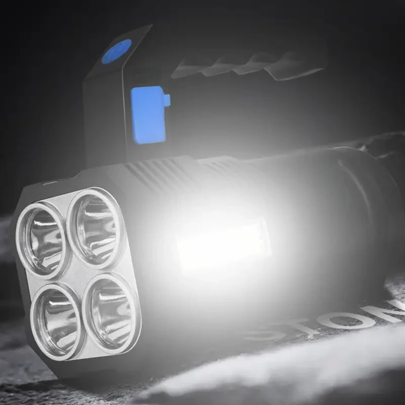 Світлодіодний ручний переносний ліхтар LF-S09 USB/Рожевий ліхтар на акумуляторі – фото 2