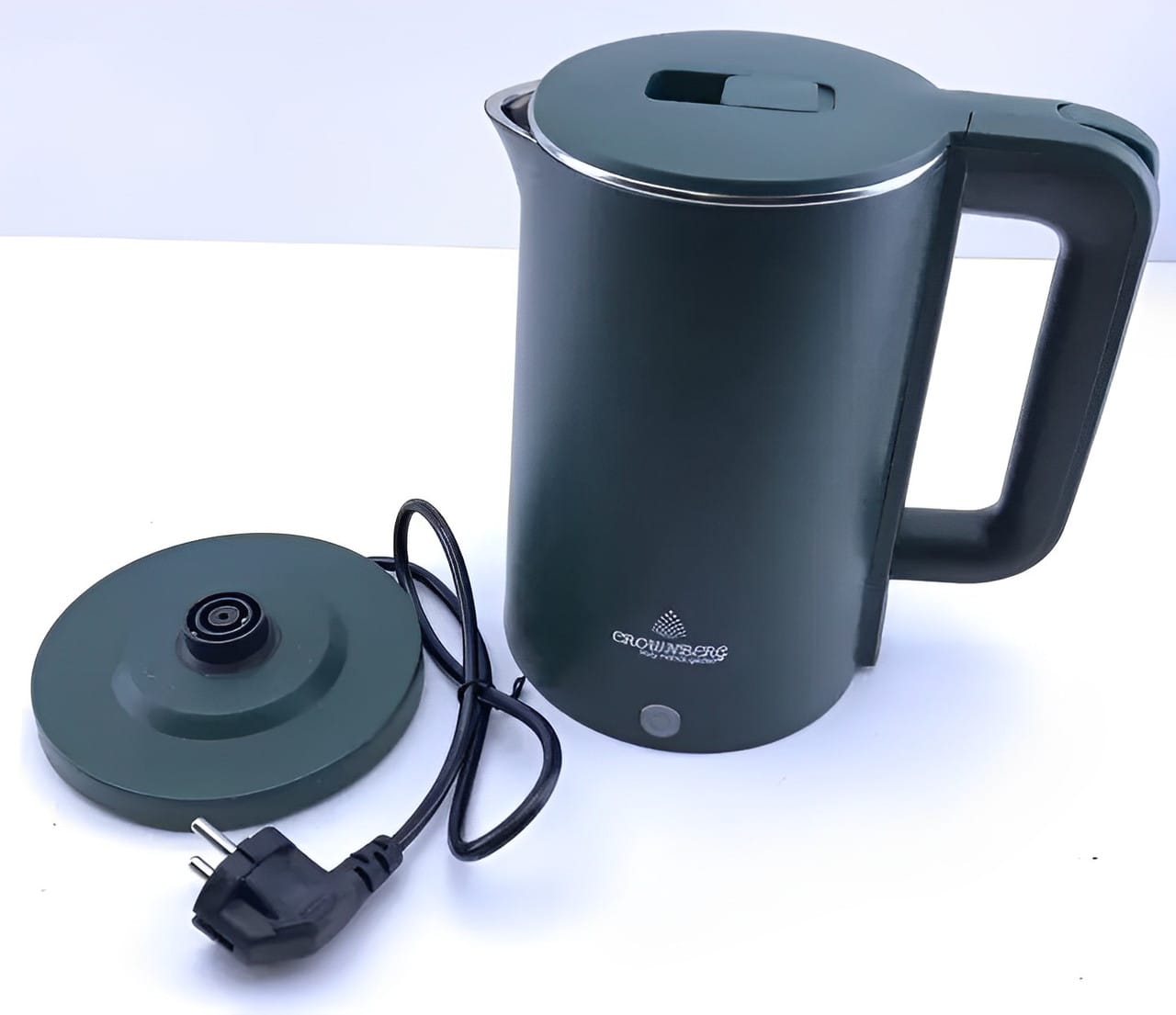 Електрочайник Crownberg CB-2845 дисковий 1.8 л 1800 Вт Зелений – фото 1