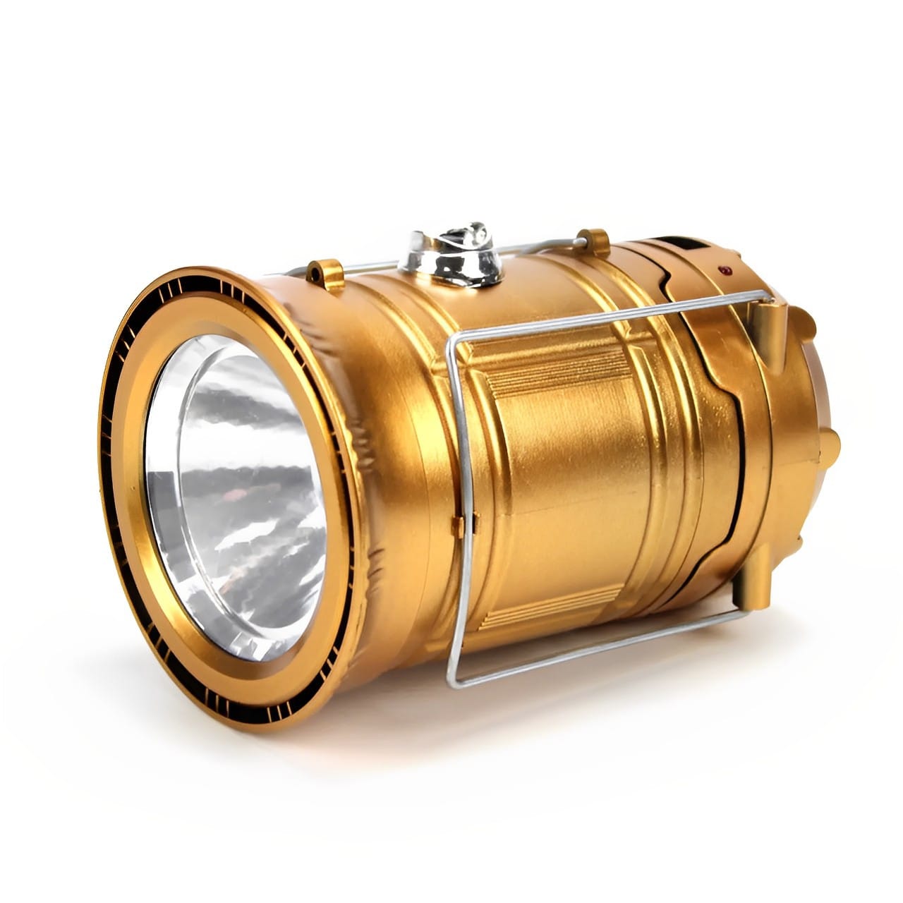 Ліхтар для кемпінгу із сонячною панеллю BL-5800 Золото – фото 1