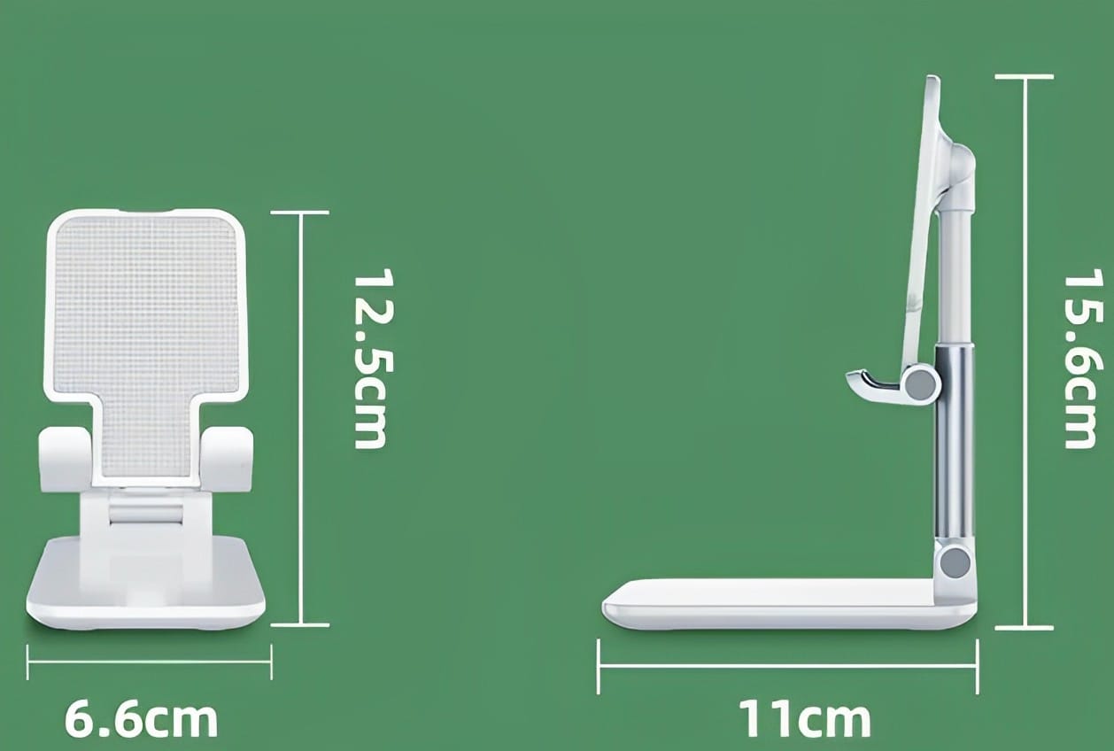 Настільна підставка тримач для телефона планшета Folding desktop phone stand Рожева – фото 4