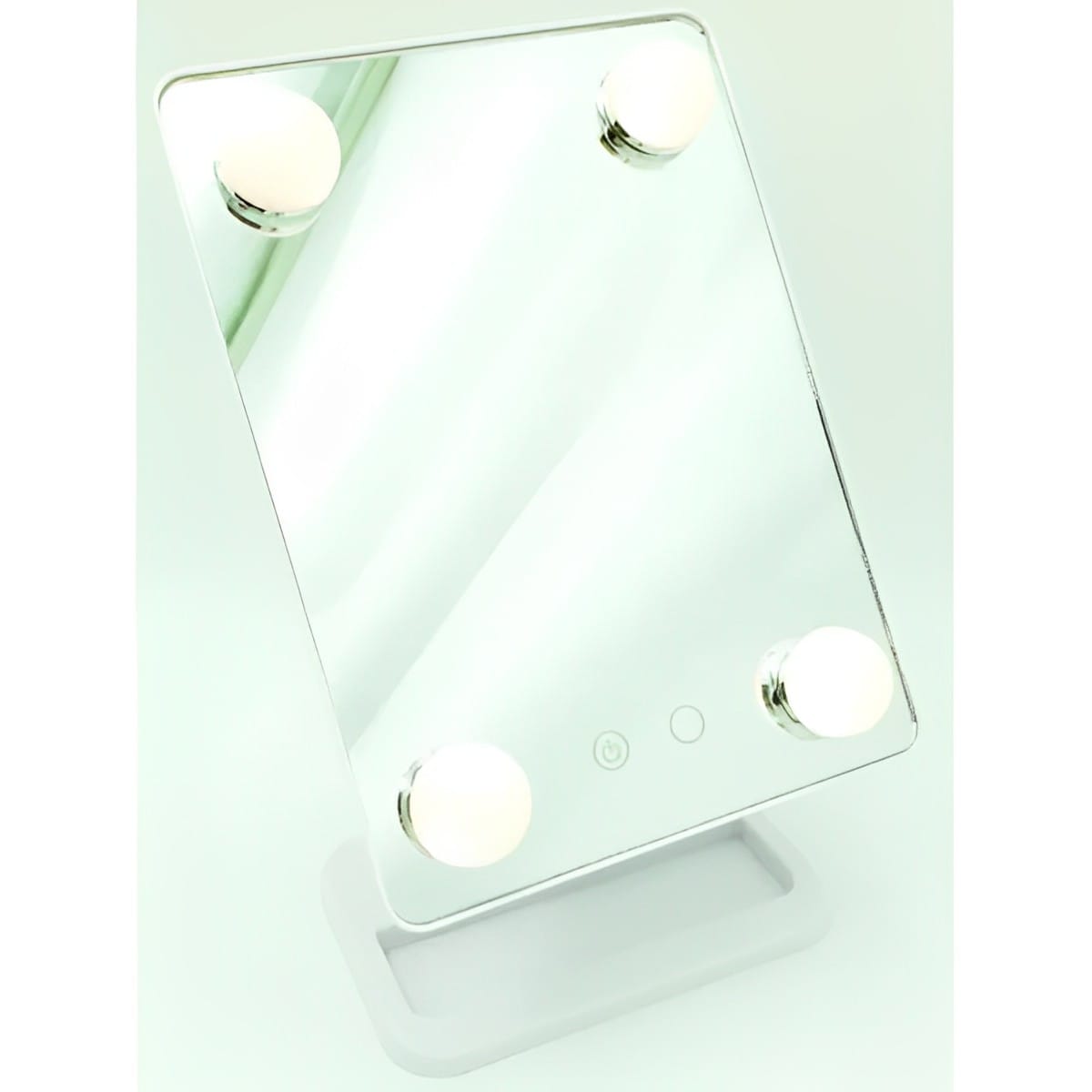 Компактне дзеркало з підсвіткою для макіяжу MCH Cosmetie Mirror 360 Rotation Angel з LED-підсвіткою для дому – фото 2