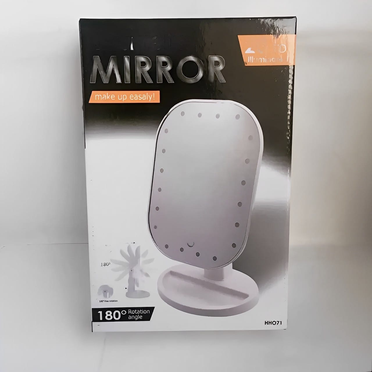 Дзеркало для макіяжу з LED-підсвіткою Cosmetie Mirror HH071 20LED DL133 – фото 1