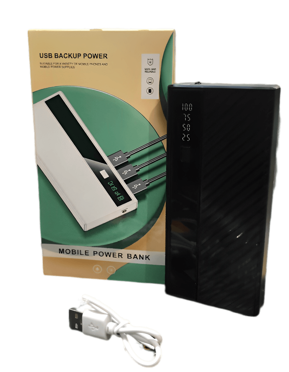 Повербанк LED Lighting Power Bank 20000 mAh Зовнішній акумулятор – фото 3