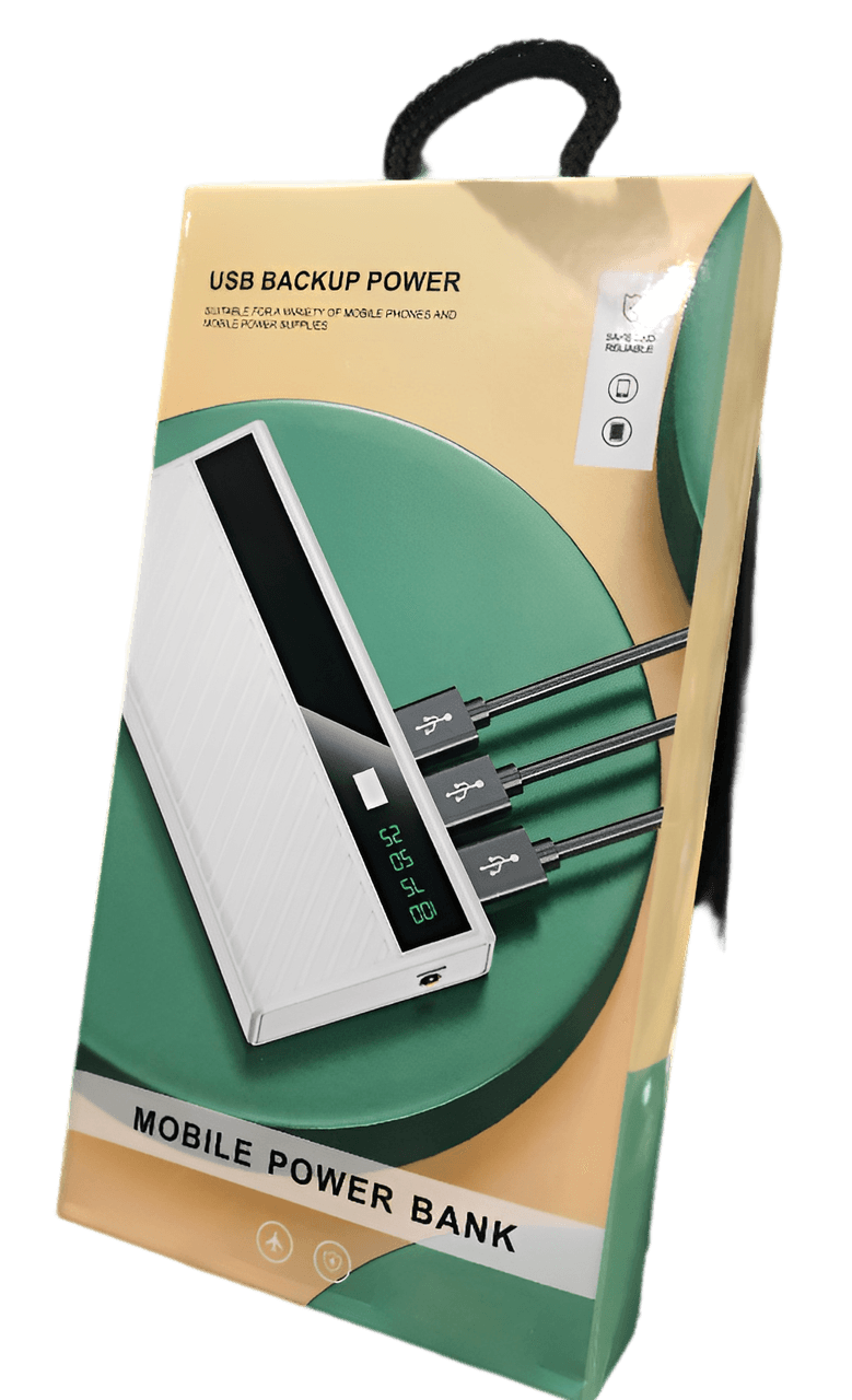 Повербанк LED Lighting Power Bank 20000 mAh Зовнішній акумулятор – фото 2