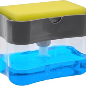 Органайзер для мочалок з мильницею та дозатором Soap Pump Sponge Caddy SPSC30 PP