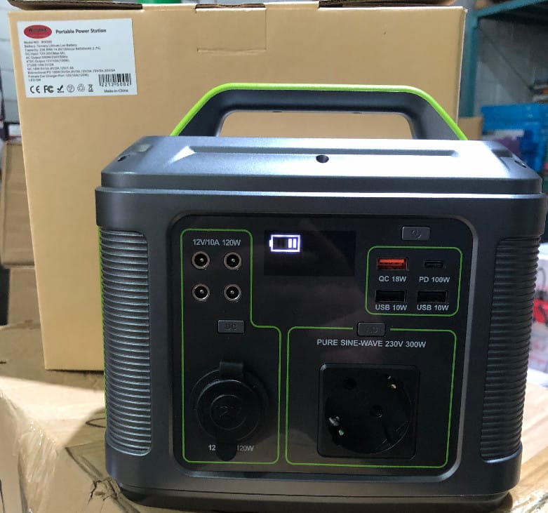 Портативна електростанція повербанк із розеткою 500 ВТ Wimpex WX-500 – фото 1