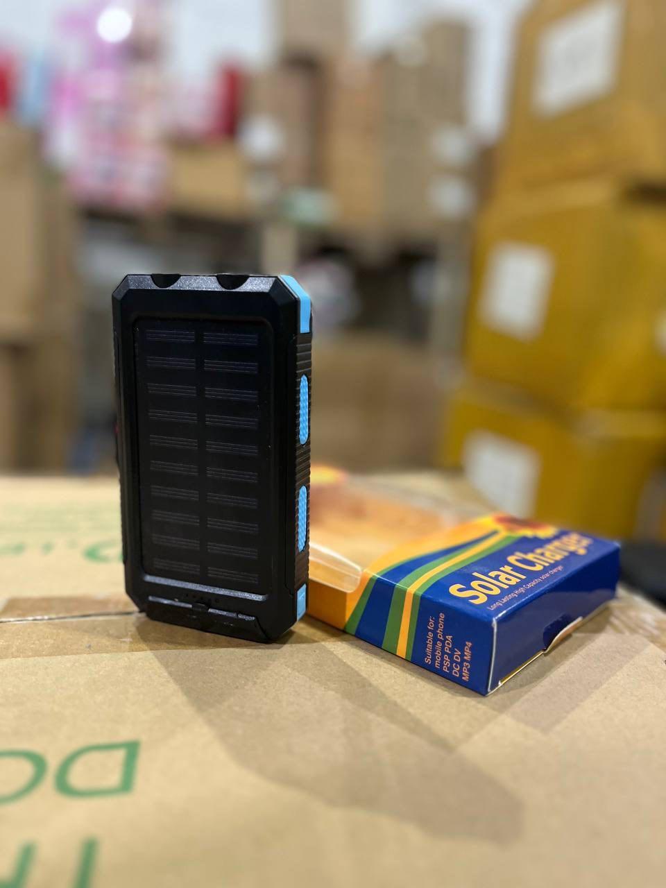 POWER BANK D003 на 30000 mAh і 2 USB із сонячною панеллю – фото 5