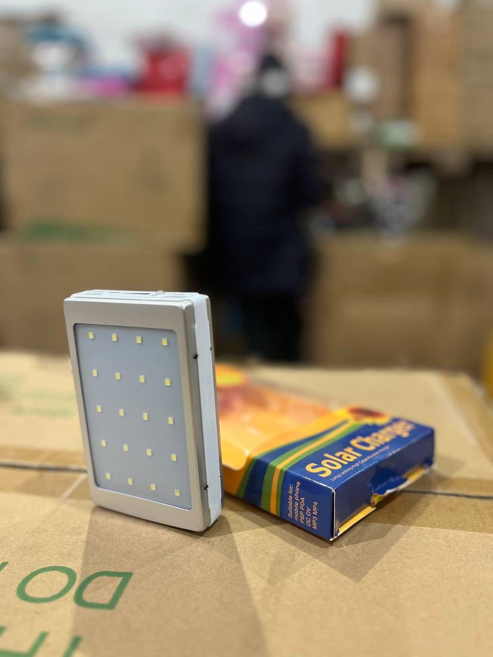 Power Bank 30000Mah акумулятор для телефона заряджання від сонця із сонячною батареєю – фото 5