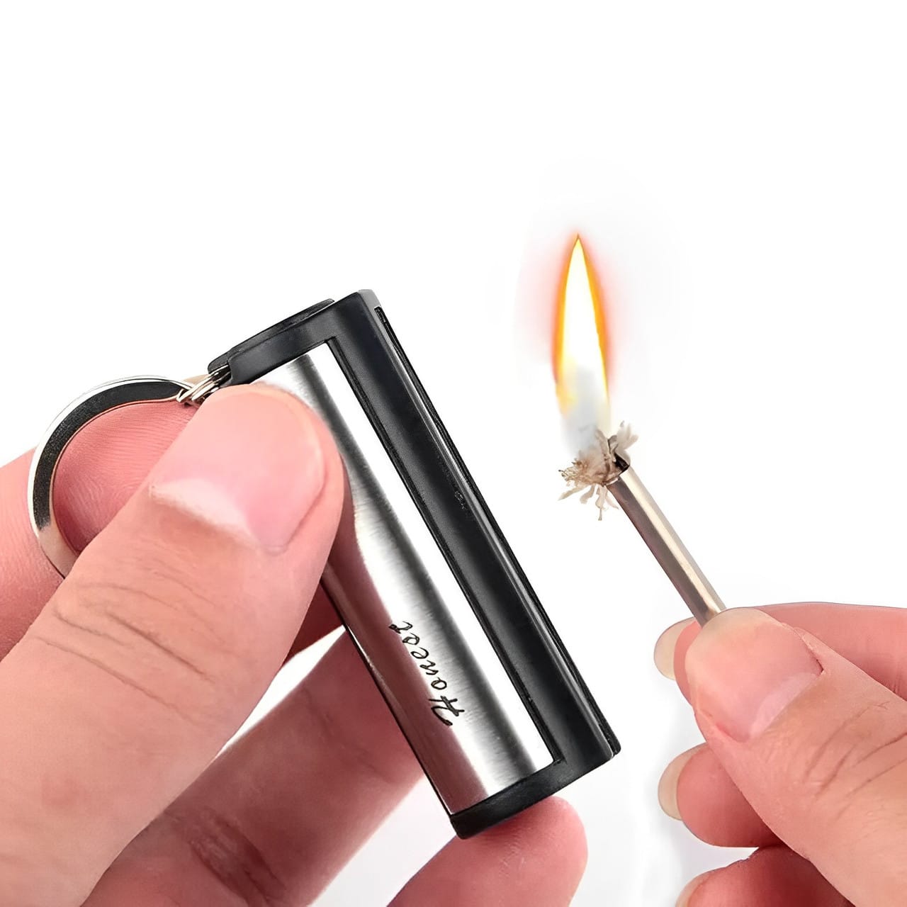Вічна сірочка Make Fire, кресало, запальничка, бензинова – фото 2