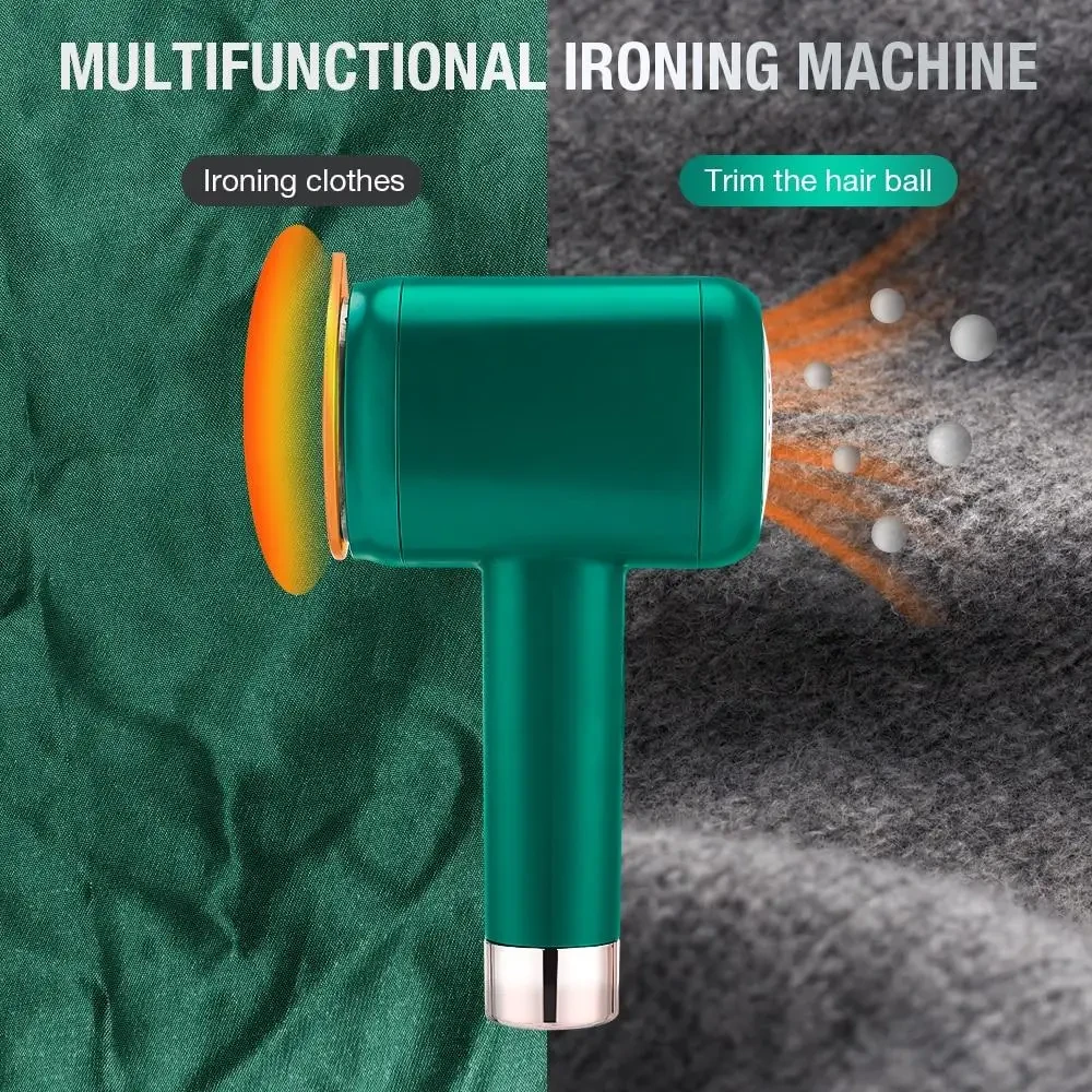 Дорожній компактний праска з машинкою для стриження ковтунців 2в1 Multifunctional ironing and trimming machine – фото 5