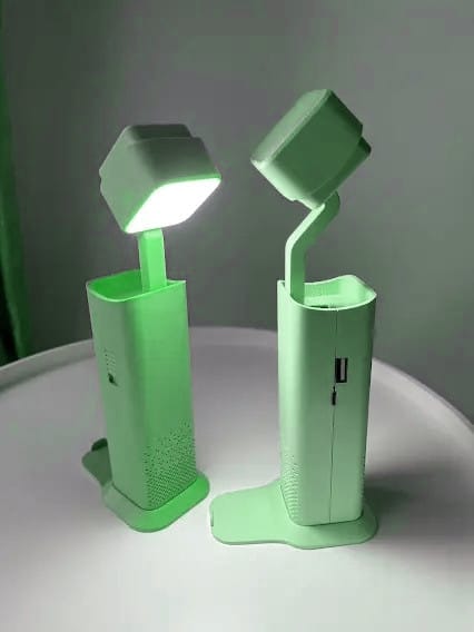 Світлодіодна лампа ліхтарик Power Bank Зелений – фото 4