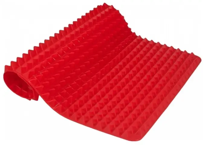 Килимок для випікання PYRAMID PAN Fat-Reduction Silicone Cooking Mat (16,25х11,5 см, силіконовий)grill – фото 1