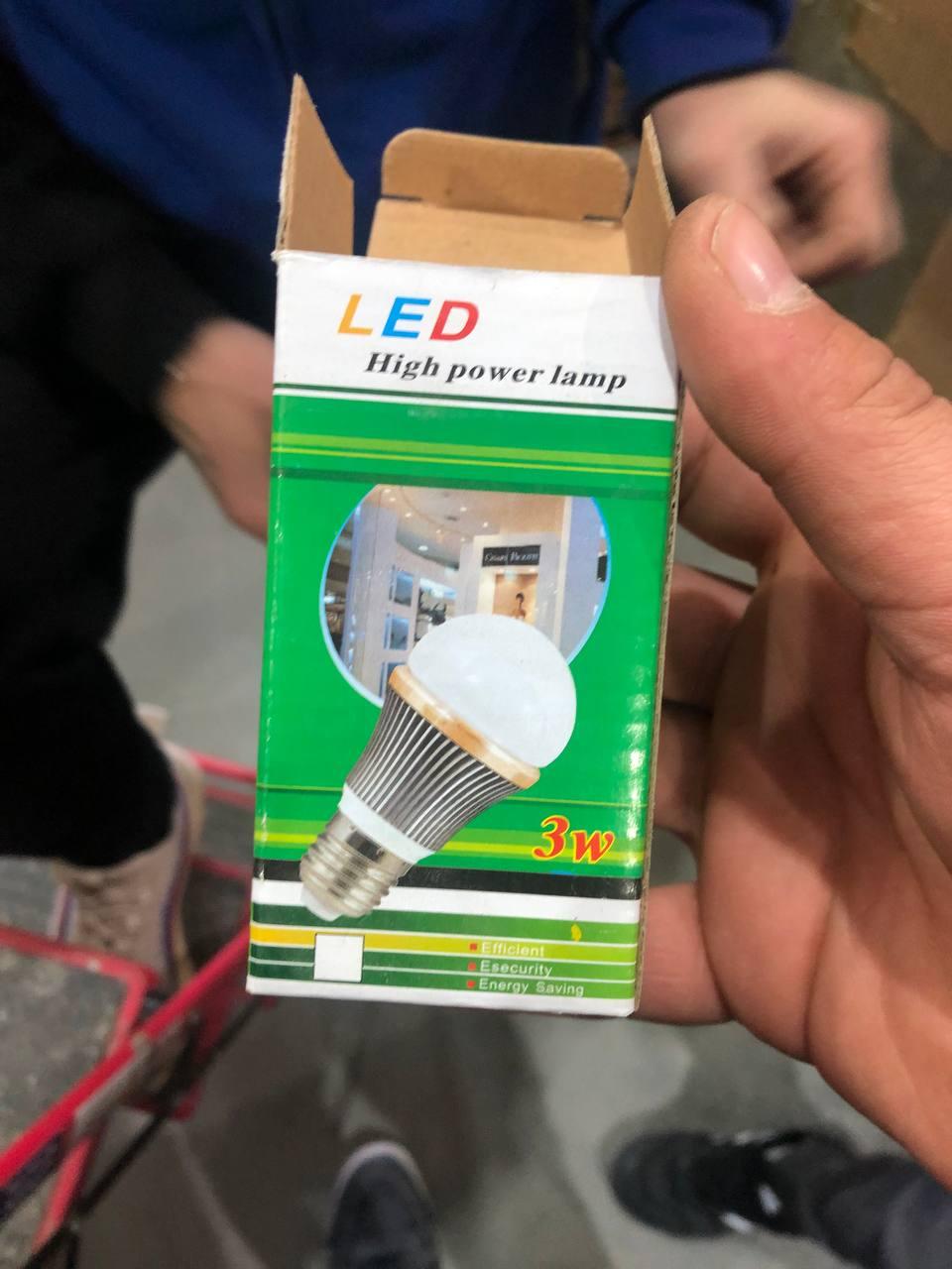 Світлодіодна лампа LED 3 Вт/220 В Енергоощадна лампочка ⁇ Led лампа E27 – фото 1