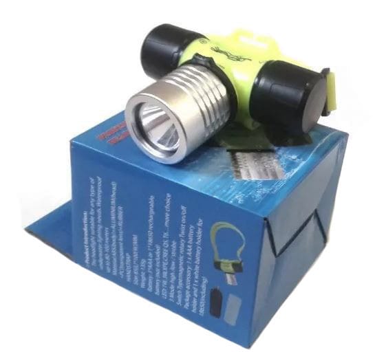 Підводний налобний ліхтар Bailong BL-56/5390 CREE XR-E Q5 Жовтий – фото 1