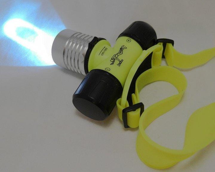 Підводний налобний ліхтар Bailong BL-56/5390 CREE XR-E Q5 Жовтий – фото 6