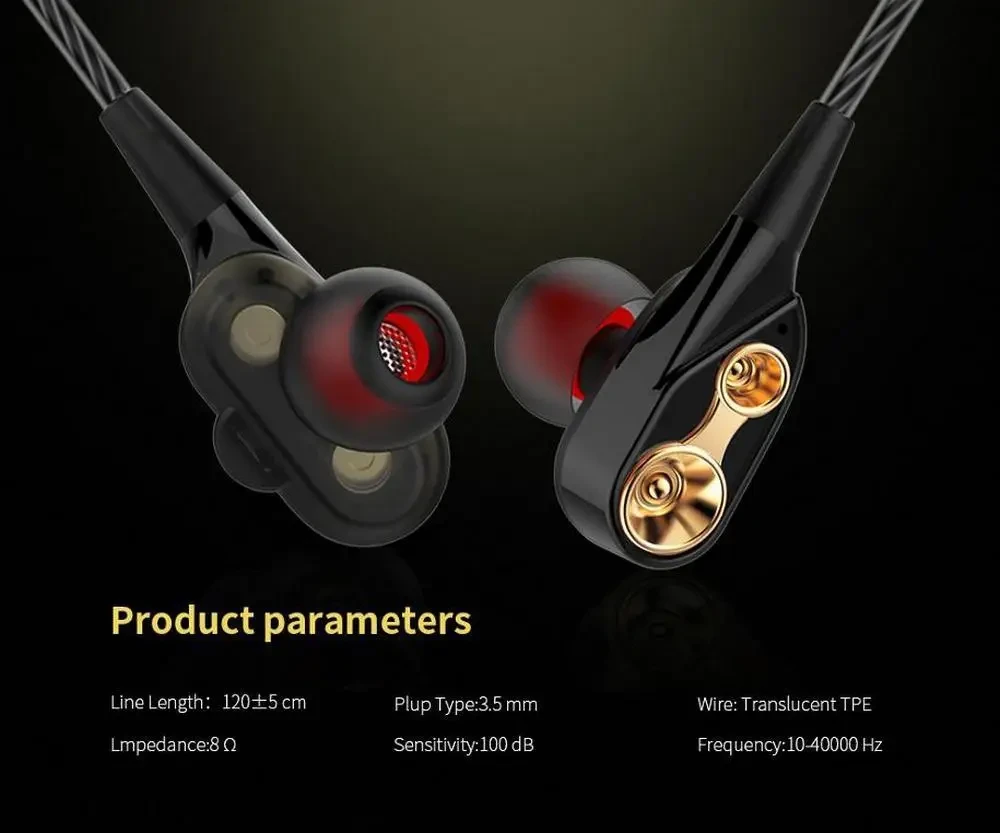 Навушники TOPK з мікрофоном HiFi стерео 3,5 мм чорні (TK-CK8-BL) – фото 2