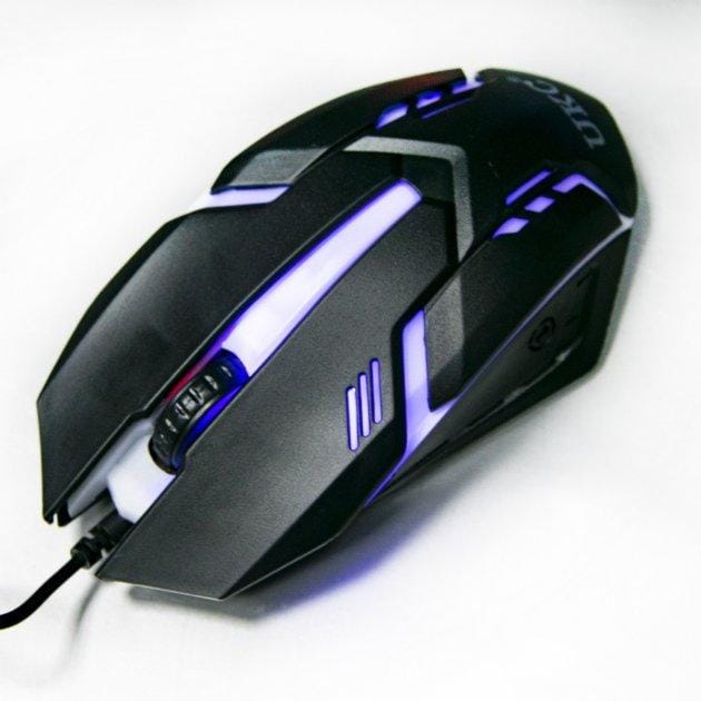 Комп’ютерна клавіатура з підсвіткою геймерська UKC M416 ART-5559 Combo Gamer ігрова клавіатура з мишкою – фото 2