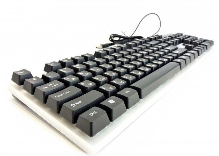 Комп’ютерна клавіатура з підсвіткою геймерська UKC M416 ART-5559 Combo Gamer ігрова клавіатура з мишкою – фото 3