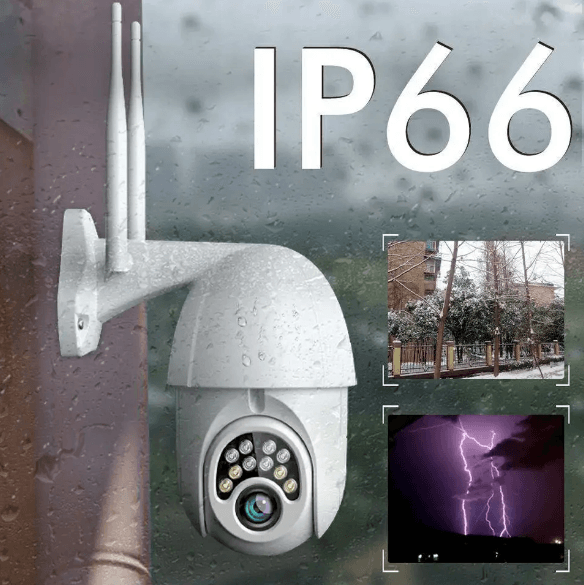 Вулична IP-камера відеоспостереження поворотна Wi-Fi камера Sdeter IPC-V380-Q10 1080P – фото 3