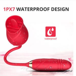 2 в 1 Автоматичний висувний рожевий клітор — зсільний вібратор вагінальний сосок