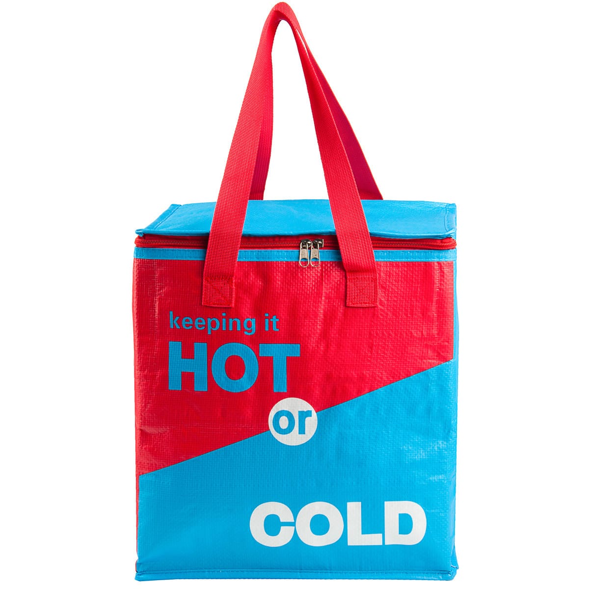 Термосумка, сумка-холодильник 32х20х35 см 22 л Sannen Cooler Bag Червоно-синя DT4244 – фото 1