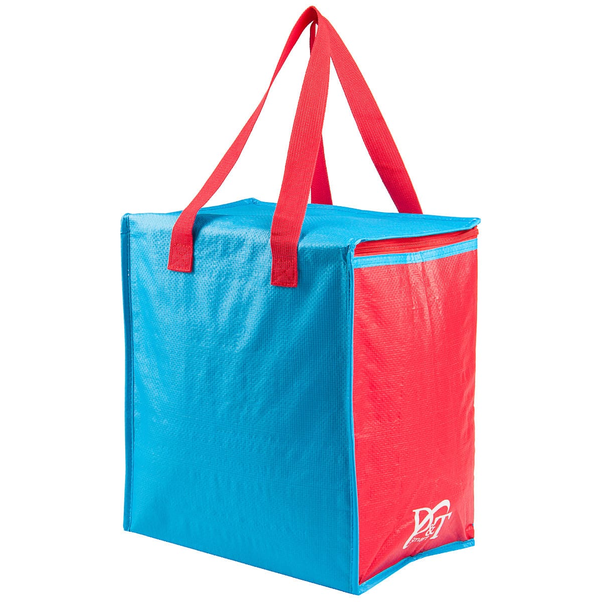 Термосумка, сумка-холодильник 32х20х35 см 22 л Sannen Cooler Bag Червоно-синя DT4244 – фото 2