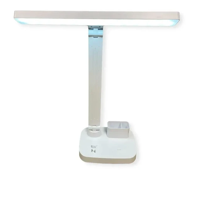 Потужна акумуляторна настільна лампа Digad 1963 на 48 LED 5 W (ЗАРЯДКА ВІД USB/C’ЄМНІ АКУМУЛЯТОРИ) Біла – фото 4