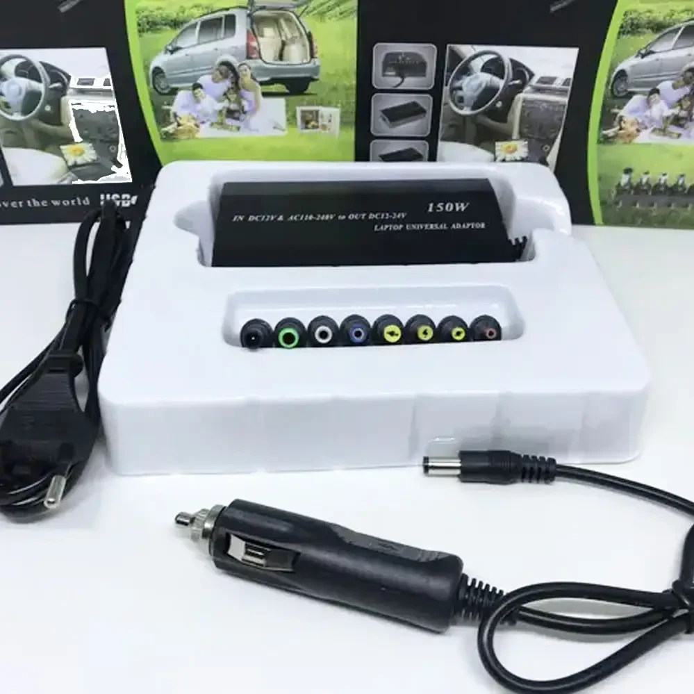 Адаптер для ноутбука MY 120W універсальне заряджання Блок живлення від мережі та прикурювача 12-24 В – фото 8