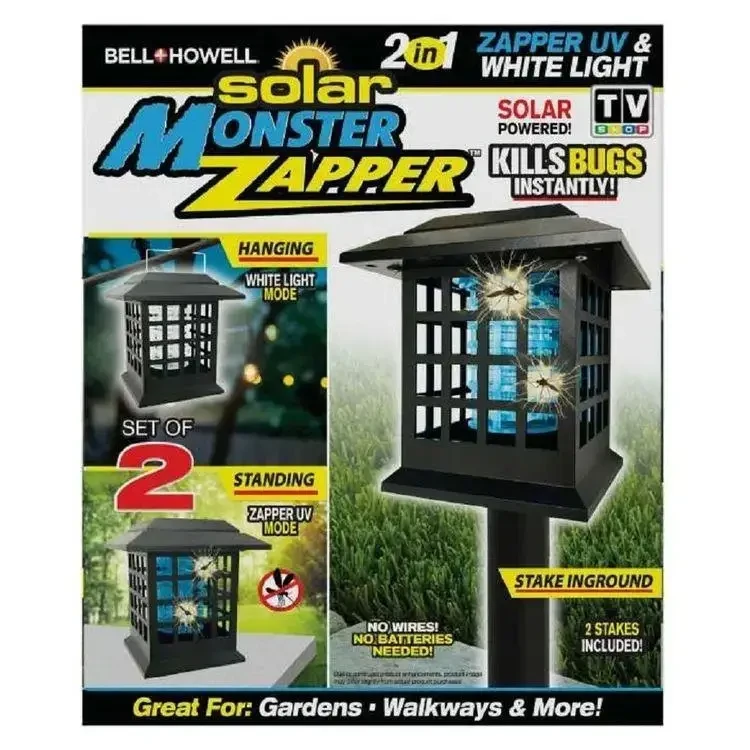 Винищувач комарів із сонячною панеллю Solar Monster Zapper – фото 3