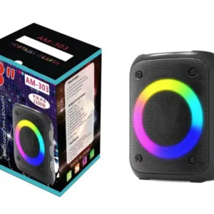 Колонка з LED-підсвіткою музична портативна Bluetooth AM-303