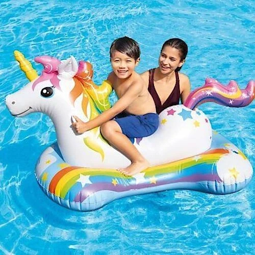 Надувний пліт “ЄДИНОРОГ” INTEX 163х86 (57552) – фото 1