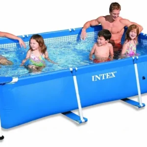 Збірний каркасний прямокутний басейн Intex 28270 (Інтекс 58983) 220 см-150 см-60 см