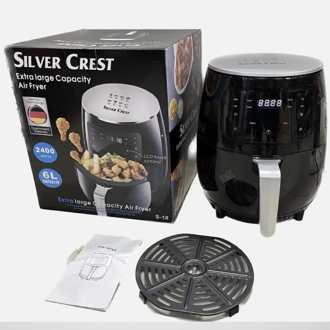 Аерофритюрниця цифрова безоливна фритюрниця 6 літрів SILVER CREST S-18 2400W – фото 1