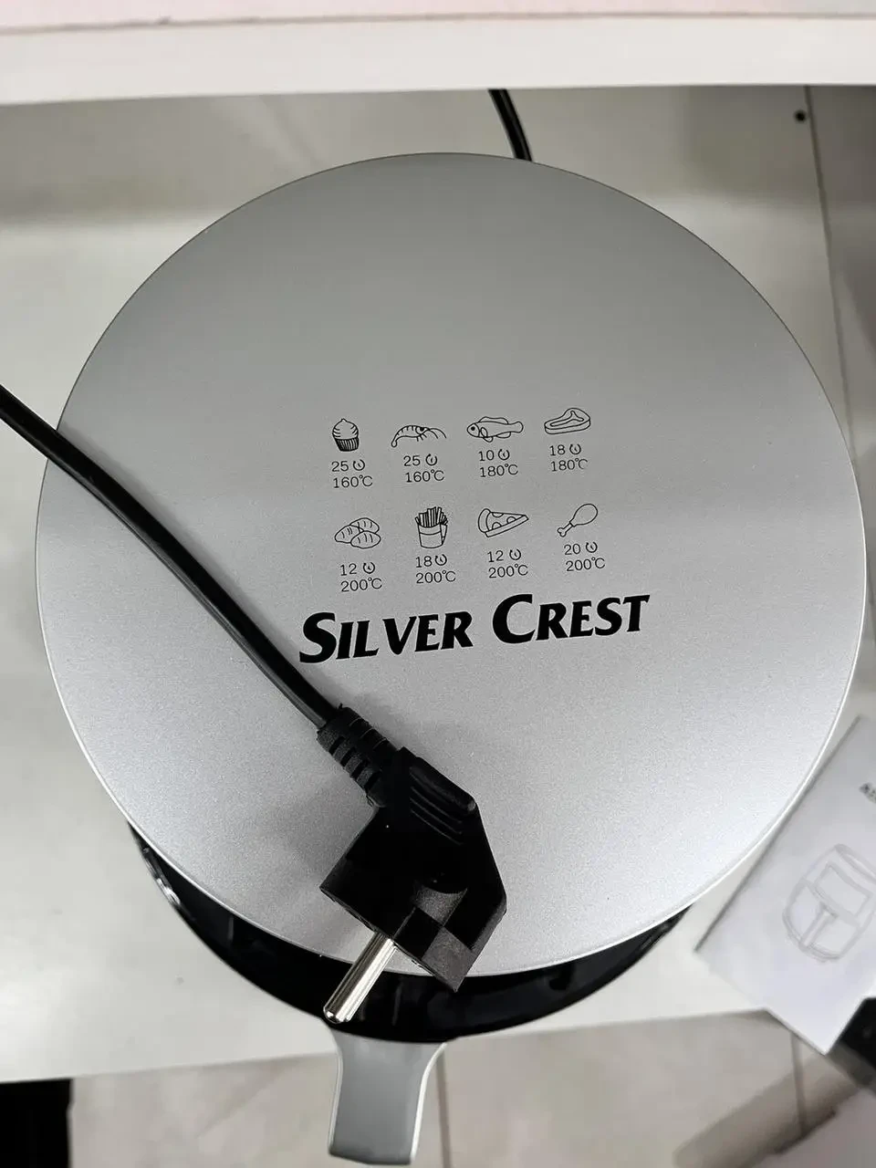Аерофритюрниця цифрова безоливна фритюрниця 6 літрів SILVER CREST S-18 2400W – фото 3
