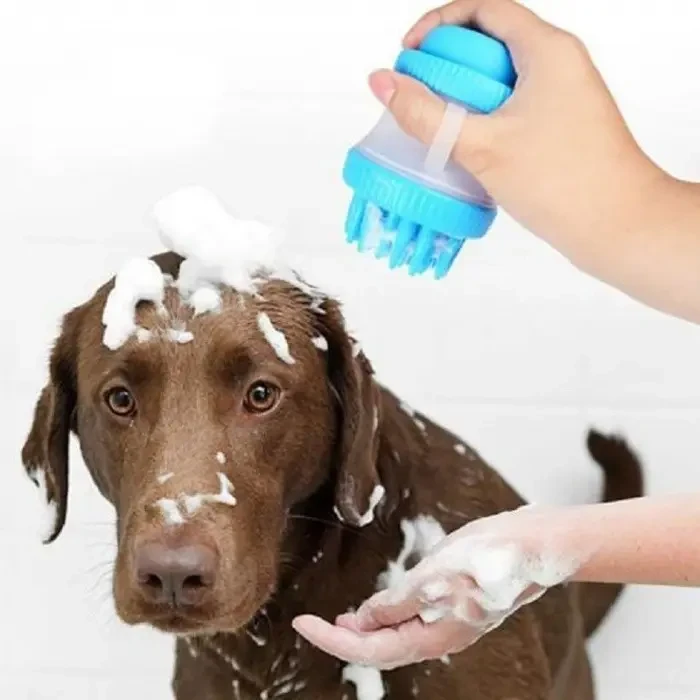 Щітка масажна для тварин Cleaning Device The Gentle Dog Washer – фото 1