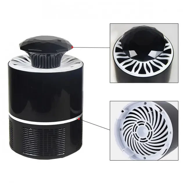 Пастка знищувача для комарів Mosquito Killer Lamp електрична лампа вбивця комарів працює від USB – фото 3