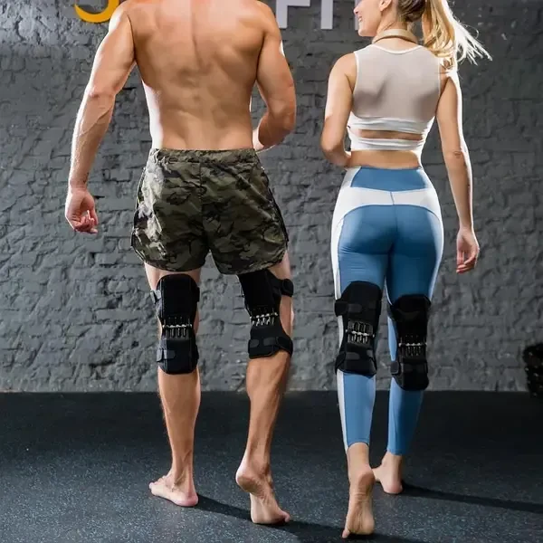 Колінні стабілізатори підкочені біонічні Powerknee Nasus Sports Lite для підтримки колінного суглоба – фото 1