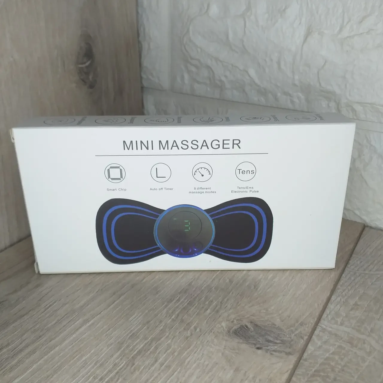 Імпульсний USB масажер-міостимулятор MA-1 EMS масажер міостимулятор метелик – фото 3