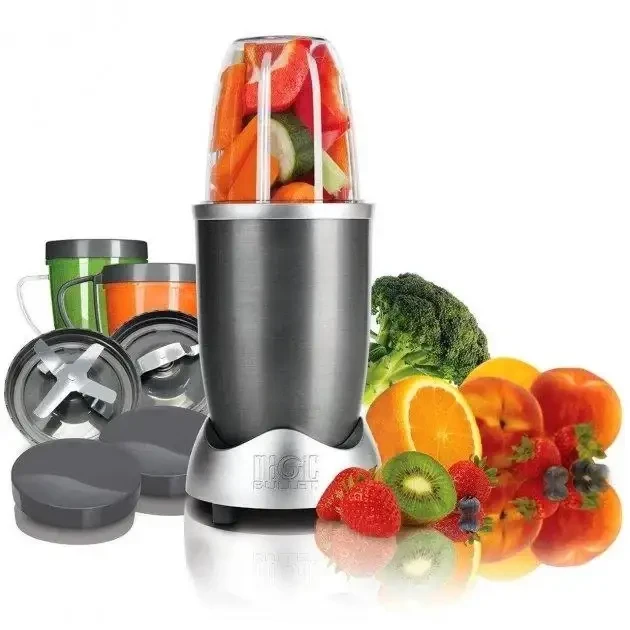 Блендер “Nutri Bulle” 600W Соковичавниця Кухонний Комбайн Фітнес блендер АКЦІЯ – фото 3