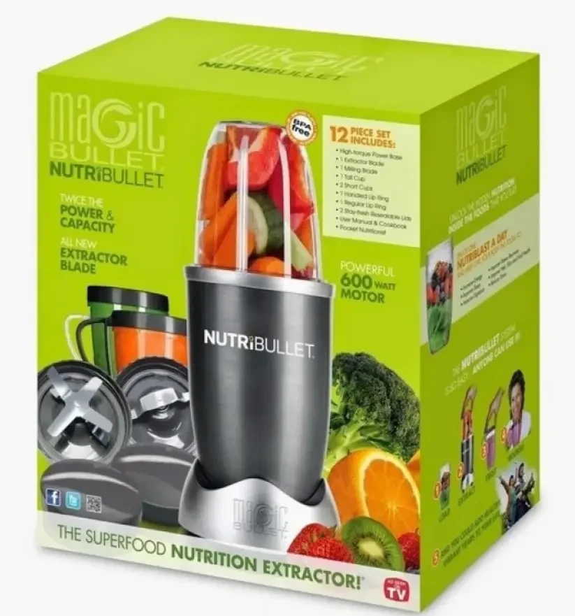 Блендер “Nutri Bulle” 600W Соковичавниця Кухонний Комбайн Фітнес блендер АКЦІЯ – фото 5