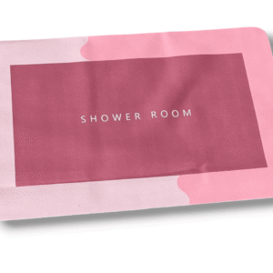 Нековзний вологостійкий килимок для ванни Shower Room 40х60 см Рожевий